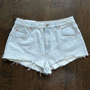 Garage denim shorts